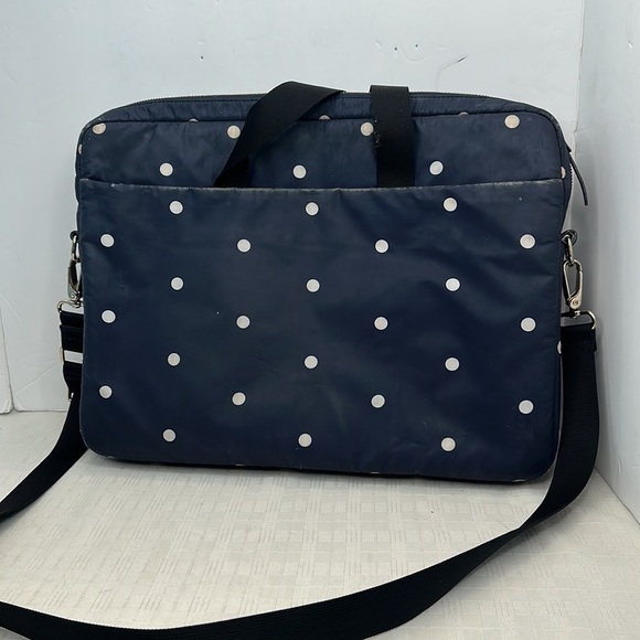 Kate Spade Celebration Dot 15 Inch Laptop Commuter Bag- Rich Navy - Picture 3 of 10